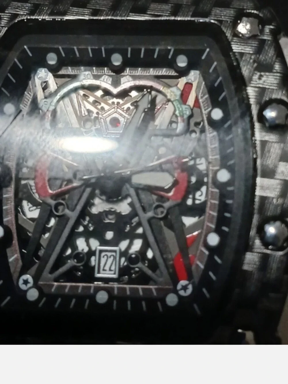 New PUNISHER  Watch with Red Band